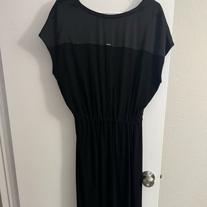 WHBM long maxi dress black Size M